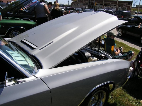 There is an awesome car where they welded a chevelle cowl to a monte hood, ...