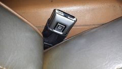 Passenger side belt bucket install - front