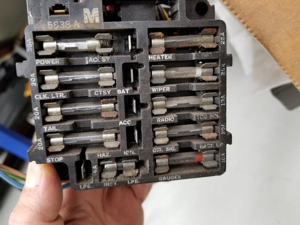 1970 Fuse Box Electrical Tech First Generation Monte Carlo Club